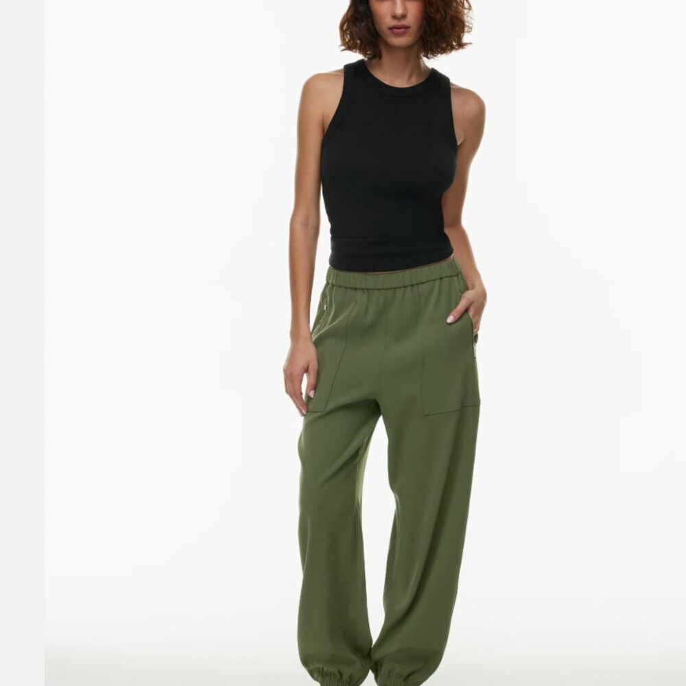Babaton Aritzia Crossroad Pant - High-rise crepe parachute pants